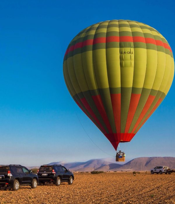 hot-air balloon from marrakech